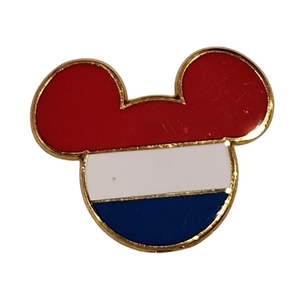 Disney Pin Netherlands Mickey Head Ears Icon Disneyland Resort Paris DLP 2008